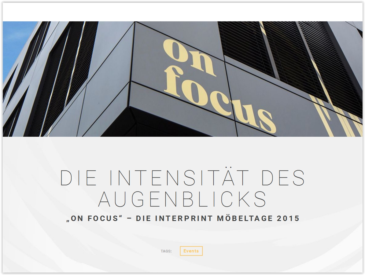 Pressetext Interprint Möbeltage 2015 wordflow