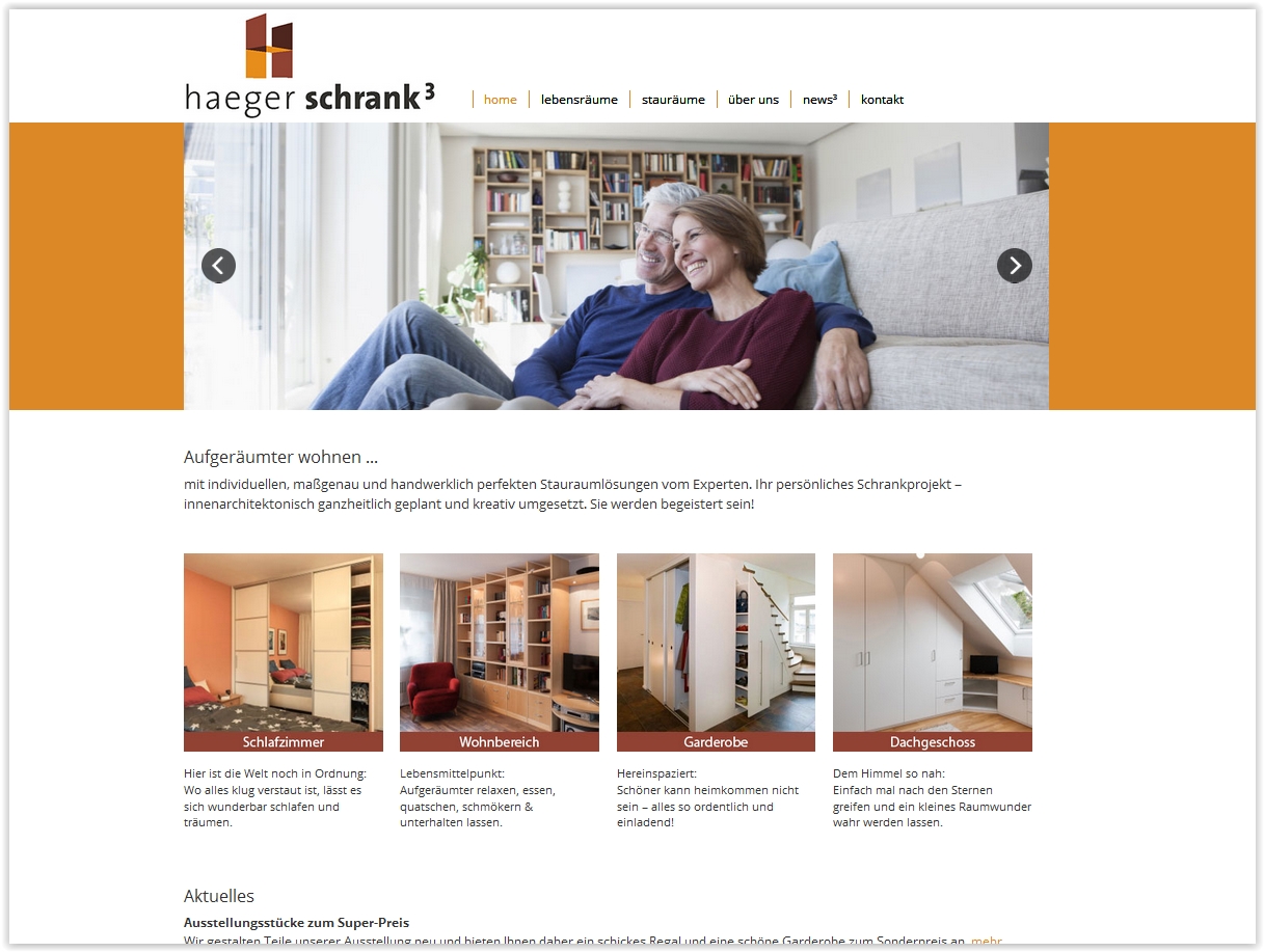 Texte Website Schreiner Köln wordflow